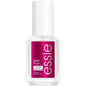 essie 8 Free Vegan Nail Care Clear Top Coat, Good To Go, 0.46 fl oz