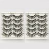20/10/5 Paar Valse Mink Wimpers Natuurlijke Piekerige Lange Valse Wimpers Handgemaakte Gevleugelde Dikke Lash Voor Wimper Extension Make gereedschap