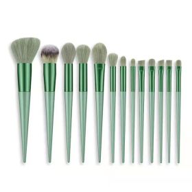 New 13Pcs Makeup Brush Set Makeup Concealer Brush Blush Loose Powder Brush Eye Shadow Highlighter Foundation Brush Beauty Tools (Handle Color: 13Pcs -no bag1)