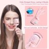 Eyelash Curler Portable Electric Heated Comb Eye Lash Long Lasting Eyelashes Curls Thermal Eyelash Curler Makeup Tools Heated Eyelash Curlers,Recharge