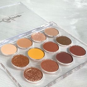 Magic Color Transparent 12 Color Eye Shadow Plate (Option: 02Color)